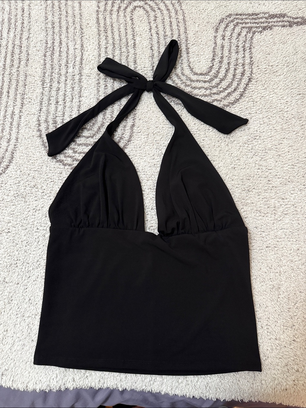 Garage Black Halter Top